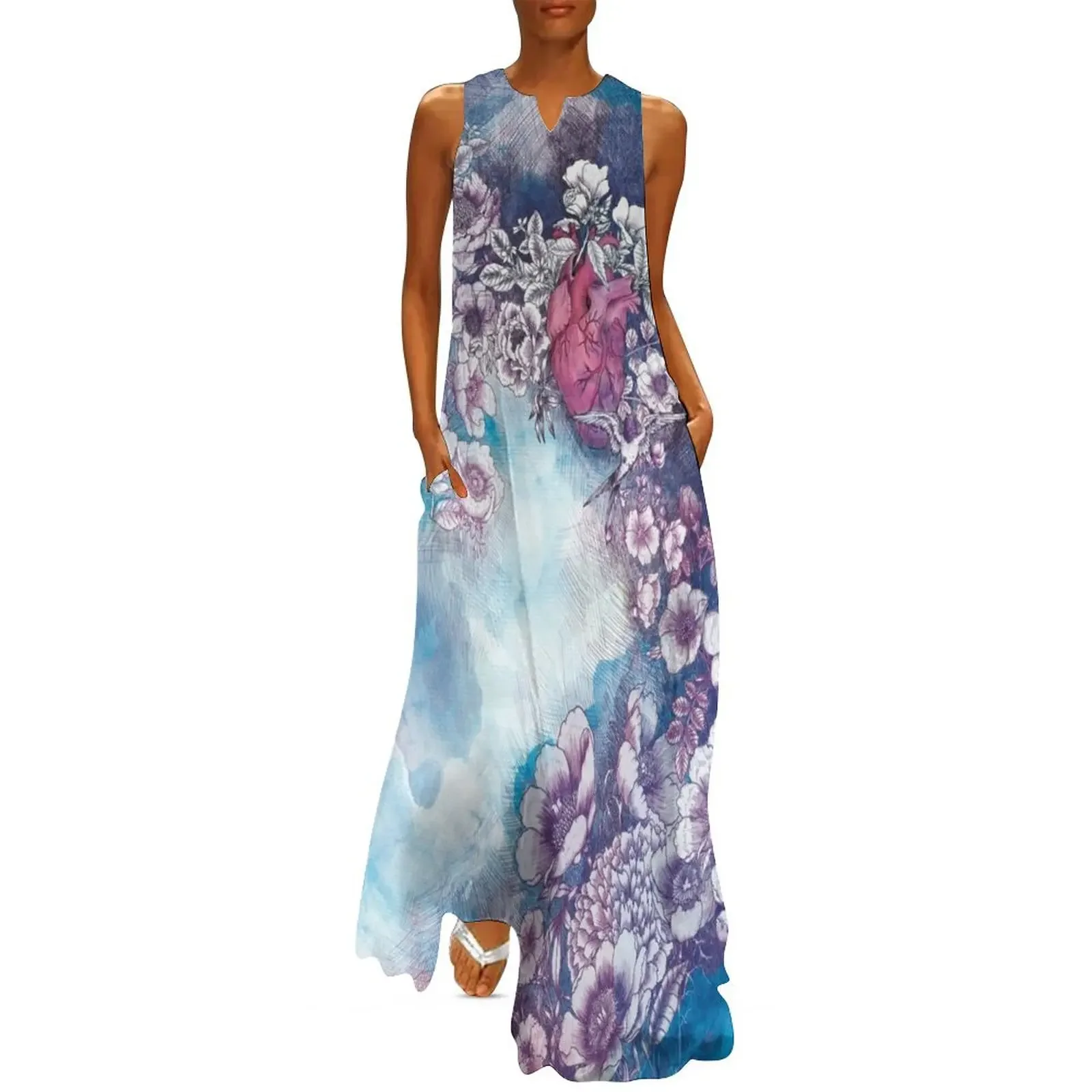 

singing heart Long Dress evening dresses ladies party dresses women ladies dresses for women 2025 Dress