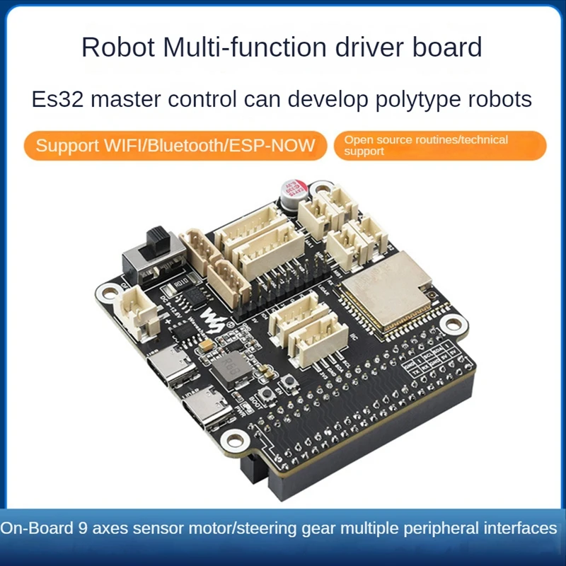 

Waveshare General Driver Board Parts For Robots Based On ESP32 Supports WIFI Bluetooth ESP-NOW