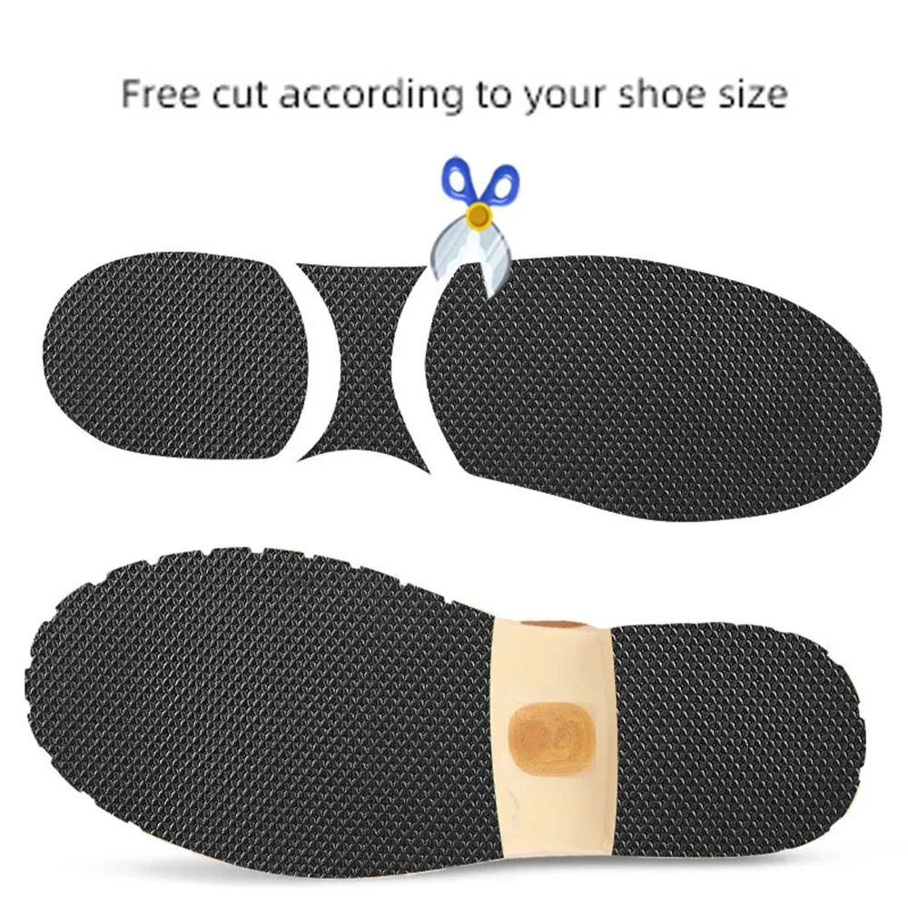 No-adhesive Anti-slip Sole Stickers Mute Cushion Insoles Repair Outsole Insoles Men Women Shoes Protection Pads Shoe Accessories