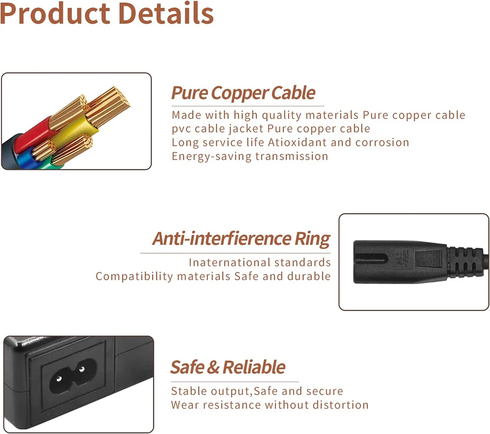 16.8V Charger Output 5A for 14.4V 14.8V Screwdriver 4 Series Lithium Battery Pack with LED Indicator 5.5 x 2.5 2.1mm Interface