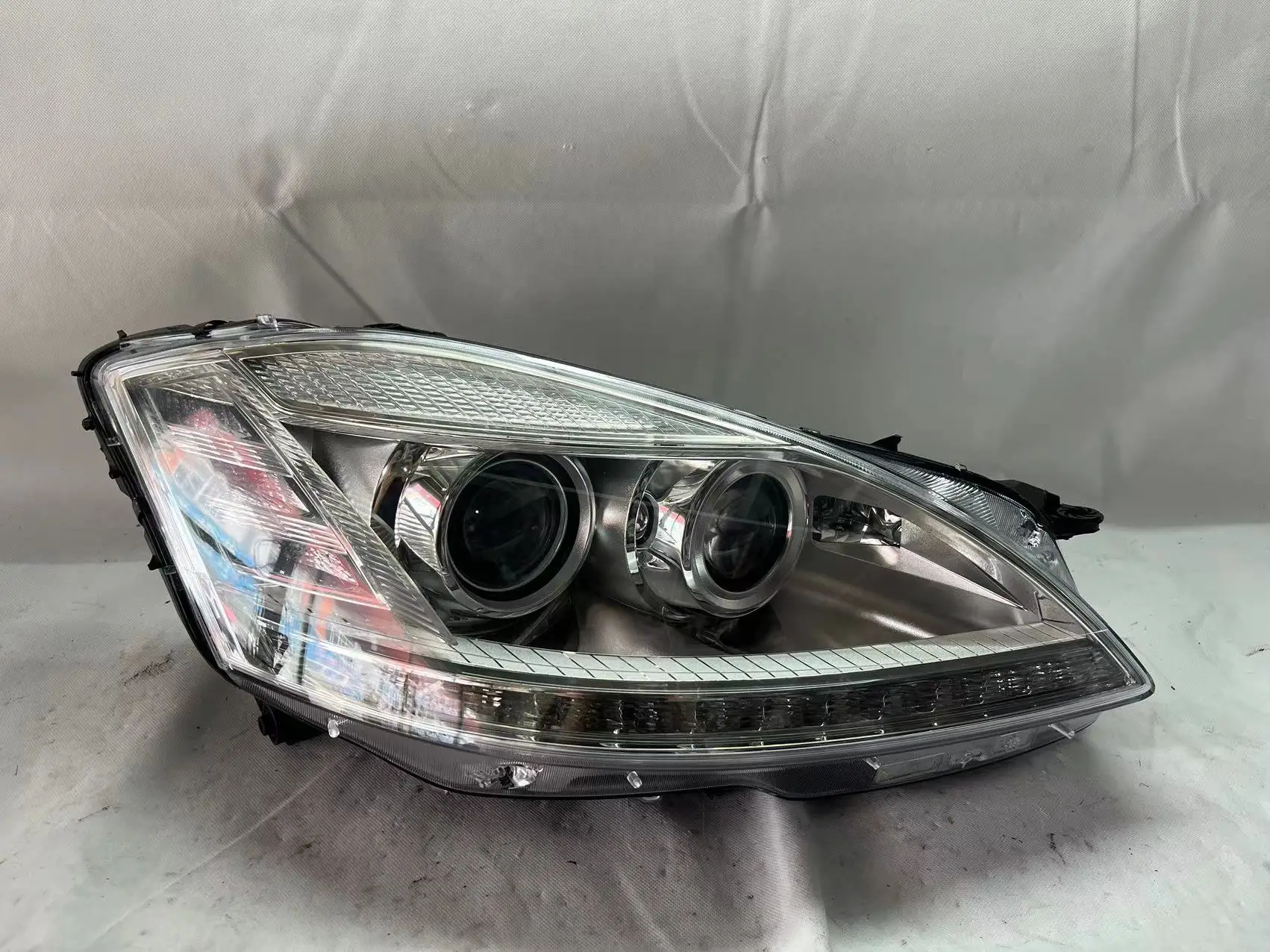 Reflektory Mercedes S-Class W221 2009-2012, reflektory samochodowe Oems z żarówkami HID i AFS