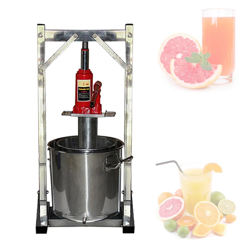 

Hand Fruit Juice Cold Press Juicing Machine Commercial 304 Stainless Steel Jack Manual Grape Pulp Juicer