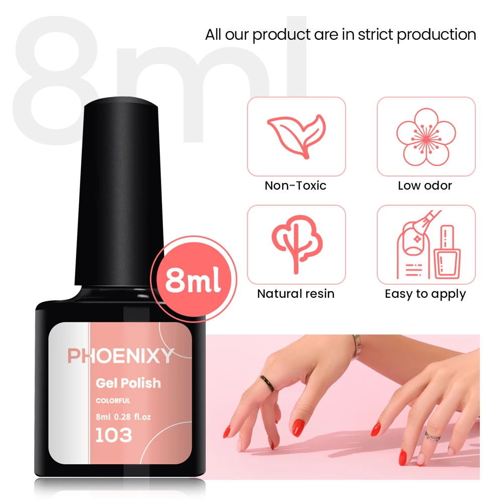 60/20/10 Colors Gel Nail Polish Set Professional Semi Permanent UV Gel Varnish Soak Off Gels Nail Art Design Polish Manicure Set