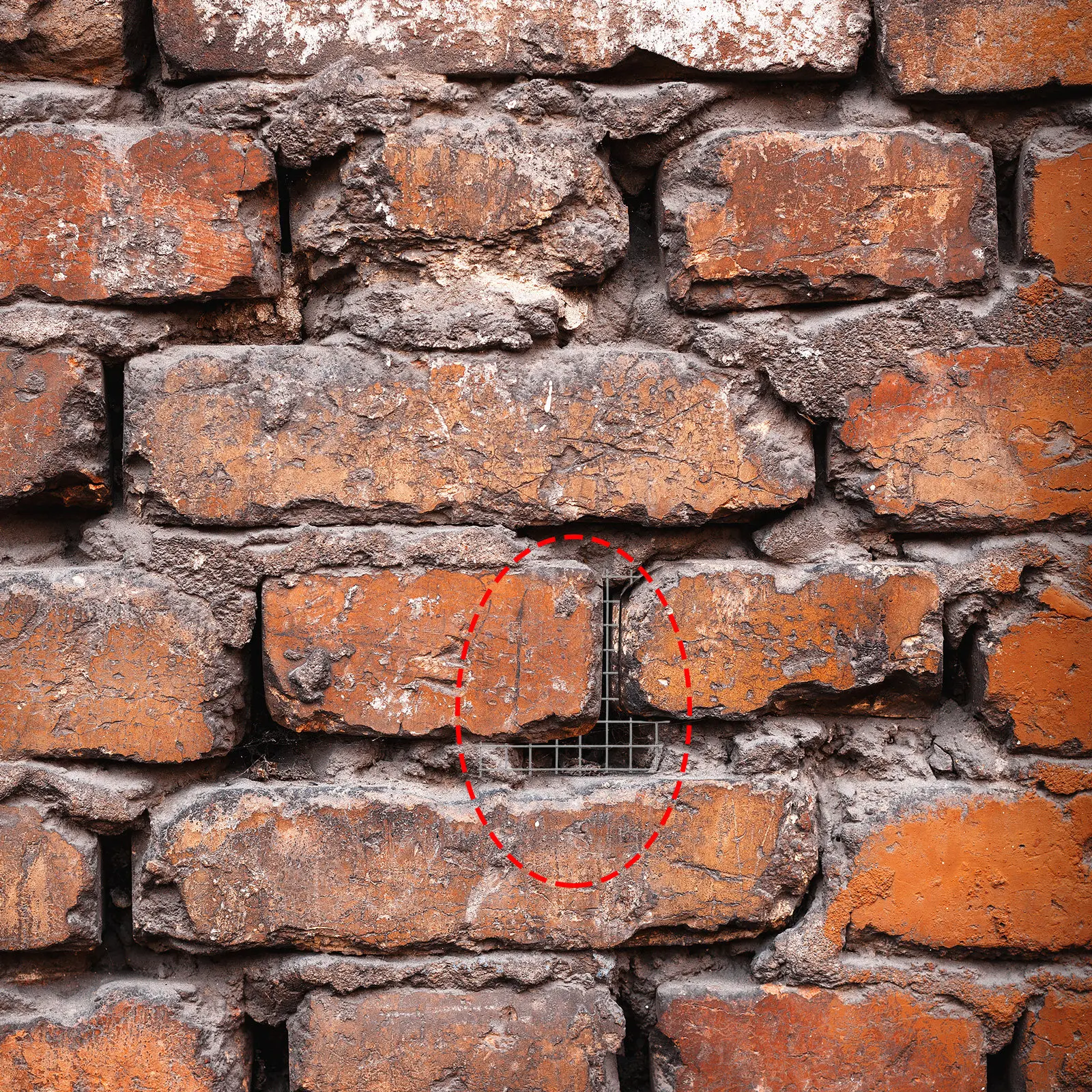 60 pcs Stainless Steel Brick Wall Weep Hole Covers Halloween Christmas New Year Brick Wall Filler Accessory Set Durable Material