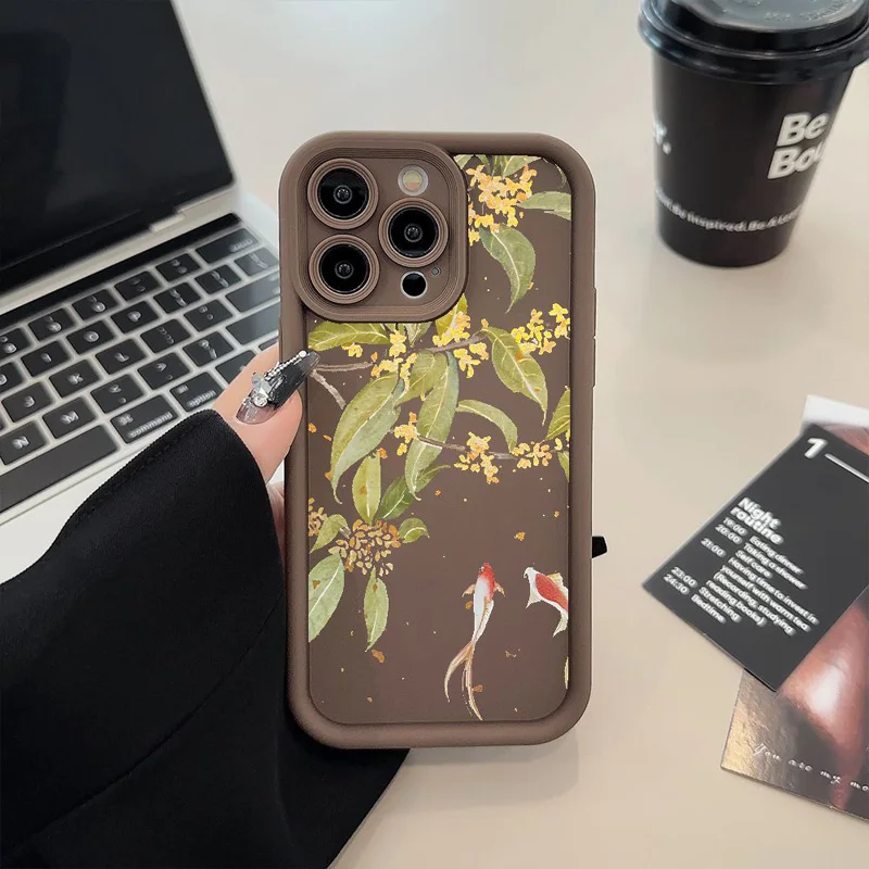 حافظة لهاتف آيفون 16 15 14 12 13 11 Pro Max IP 7 8 Plus Iphone X XS XR Xs Max