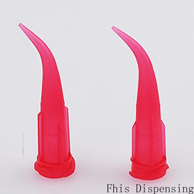 Pack Of 100 Dispense เคล็ดลับ TT Tapered โค้งเข็ม25G
