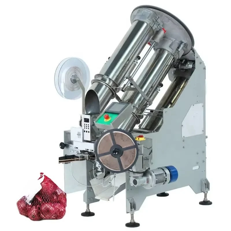 Factory Automatic Vegetables Fruit Potato Orange Nylon Mesh Onion Bag Net Sealer