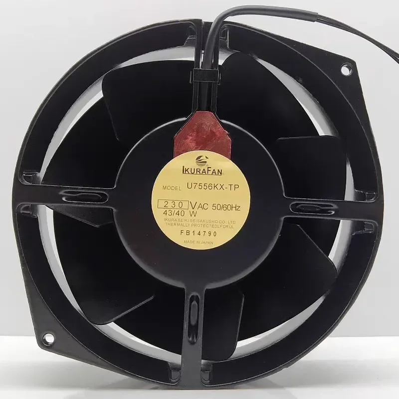 For Japan Yura IKURAN U7556KX-TP 17055 230v 43/40W All Metal, High Temperature Fan