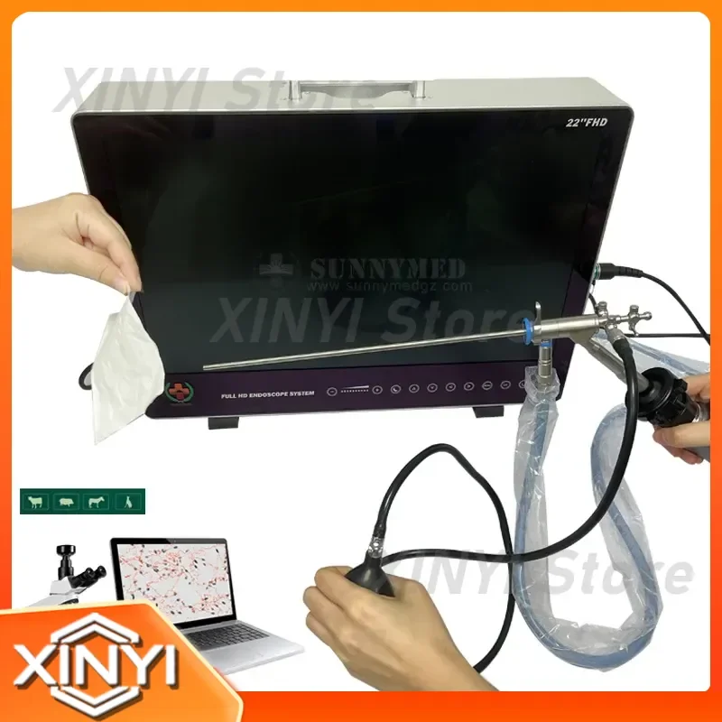 Handheld Visual Canine Artificial Insemination Device with Endoscope for Digital Semen Infusion Tool