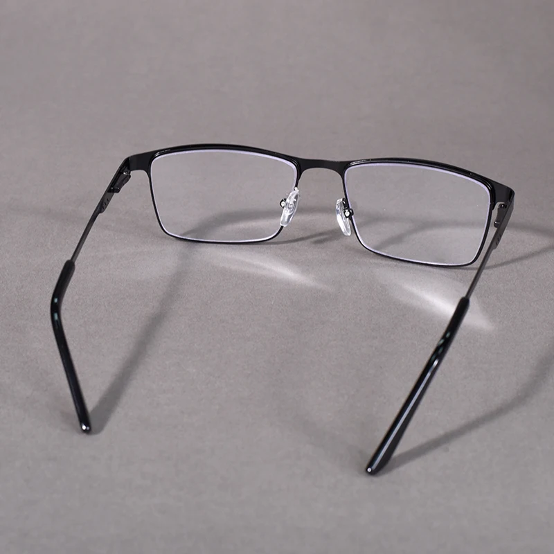 Edelstahl Männer Business Lesebrille Metall Vollformat Blaues Licht Blockieren Presbyopie Brillen + 75 + 125 + 175 + 225 + 275 + 350 – Detail 5