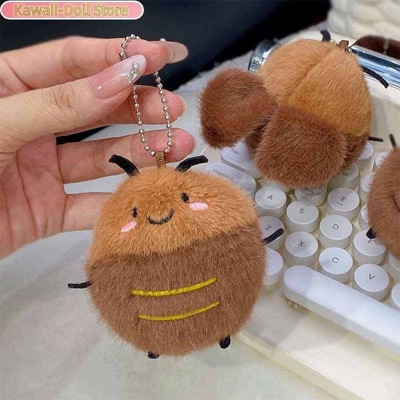 Cartoon schattige kakkerlak pluche pop speelgoed hanger rugzak ophangingen decoratie geschenken