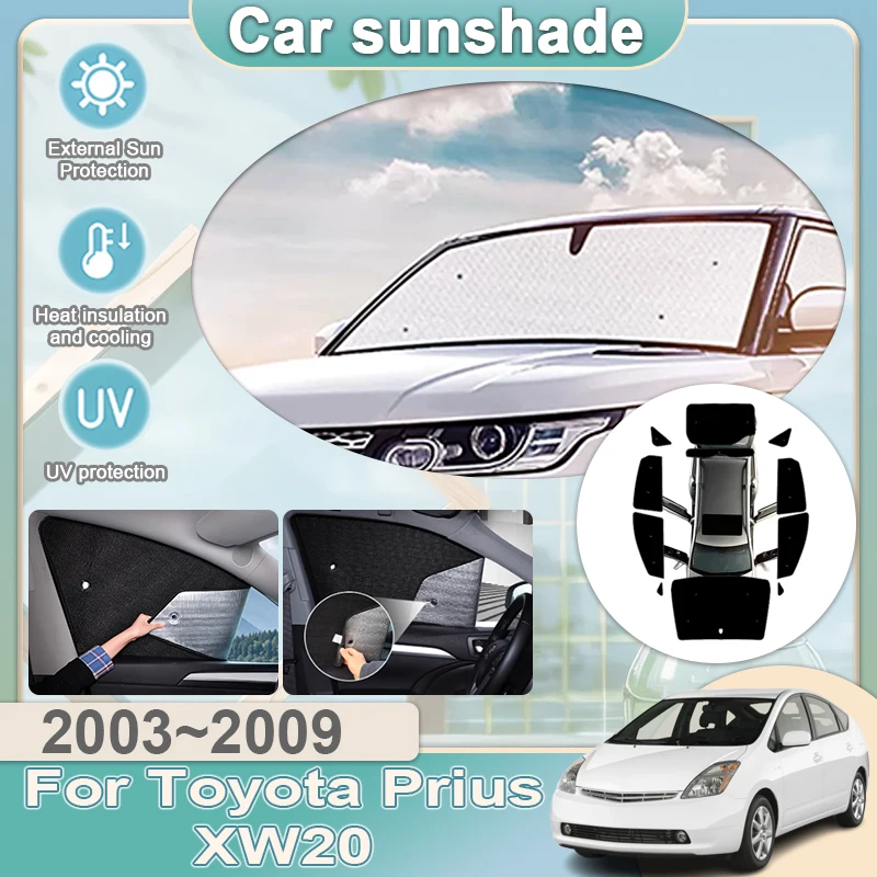 

Солнцезащитные козырьки для Toyota Prius XW20 2003~2009 Аксессуары MK2 Отражатель Козырек Солнцезащитный козырек Защита окон