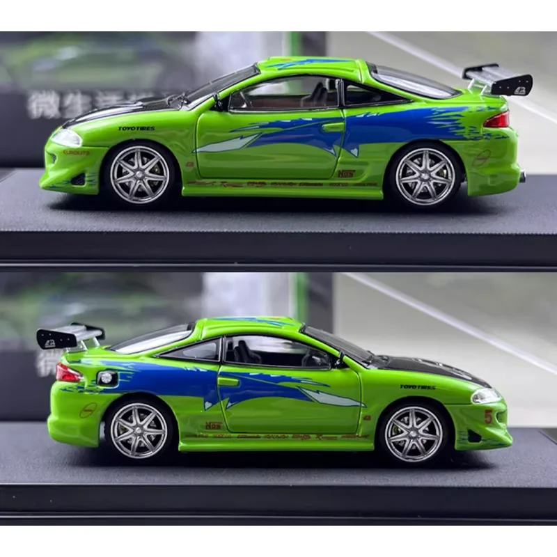 Schnelle Geschwindigkeit 1/64 Mitsubishi Eclipse D30 Robocar Legierung Spielzeug Motor Fahrzeug Diecast Metall Modell Geschenke
