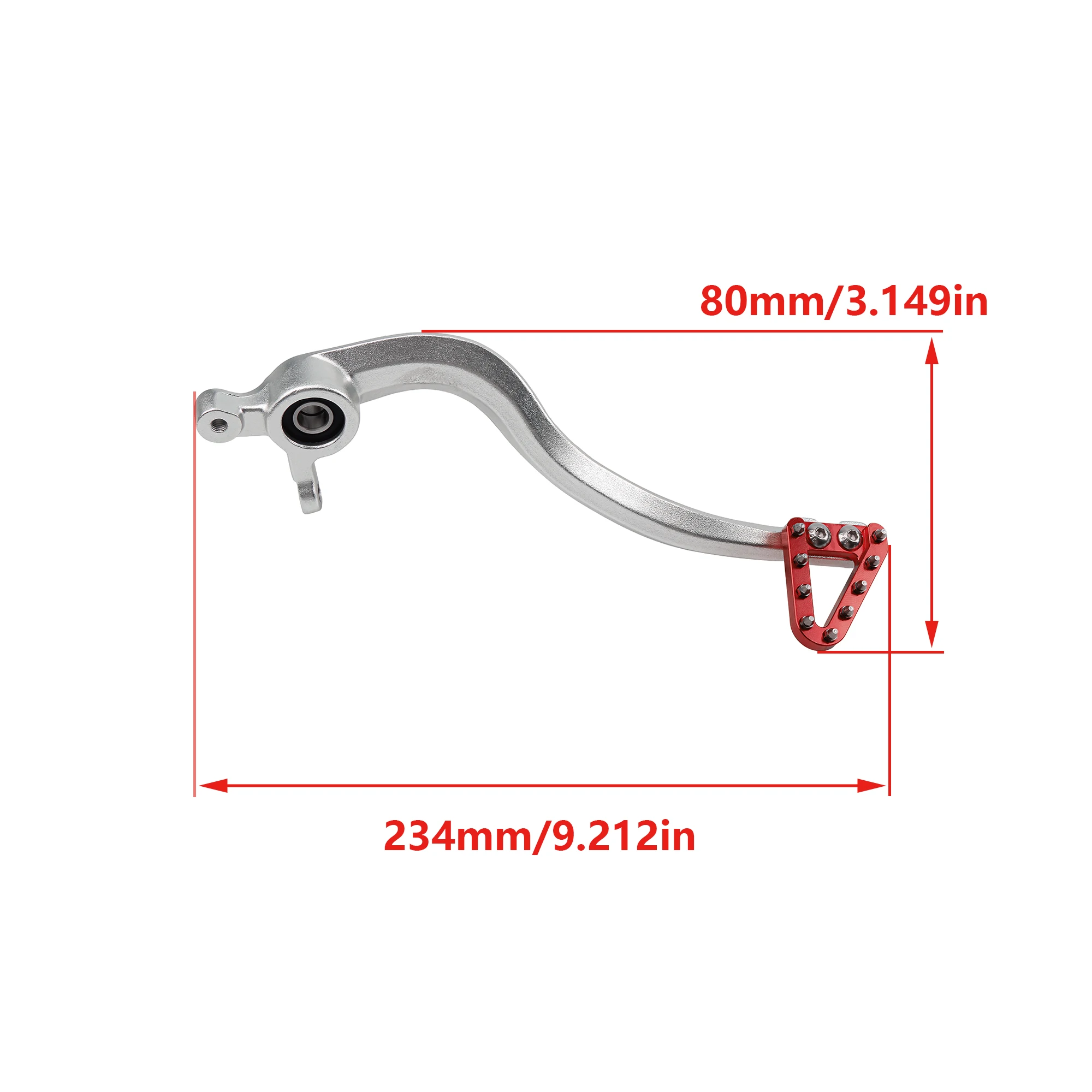 Motorrad-Fußbremshebel, Hinteres Pedal, CNC-Aluminiumlegierung, Zubehör für Husqvarna TE FE 17-23 TC125 FC FS 16-22 TC250 TX 17-22 – Detail 3