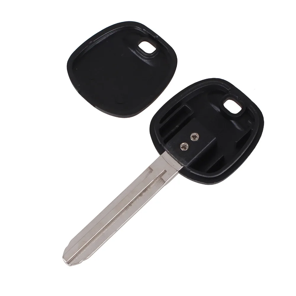 KEYYOU New Uncut Replace Remote Transponder Ignition Car Key for Toyota Tacoma Toy43 Blade No Chip