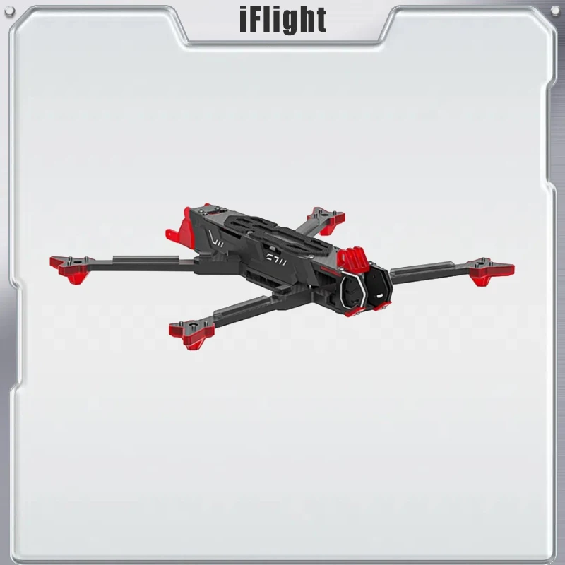 IFlight SH CineLR 7 O4 Rahmensatz 7 Zoll (DeadCat) Radstand 334 mm mit 6 mm Arm für DJI O4 Air Unit RC FPV Drohne