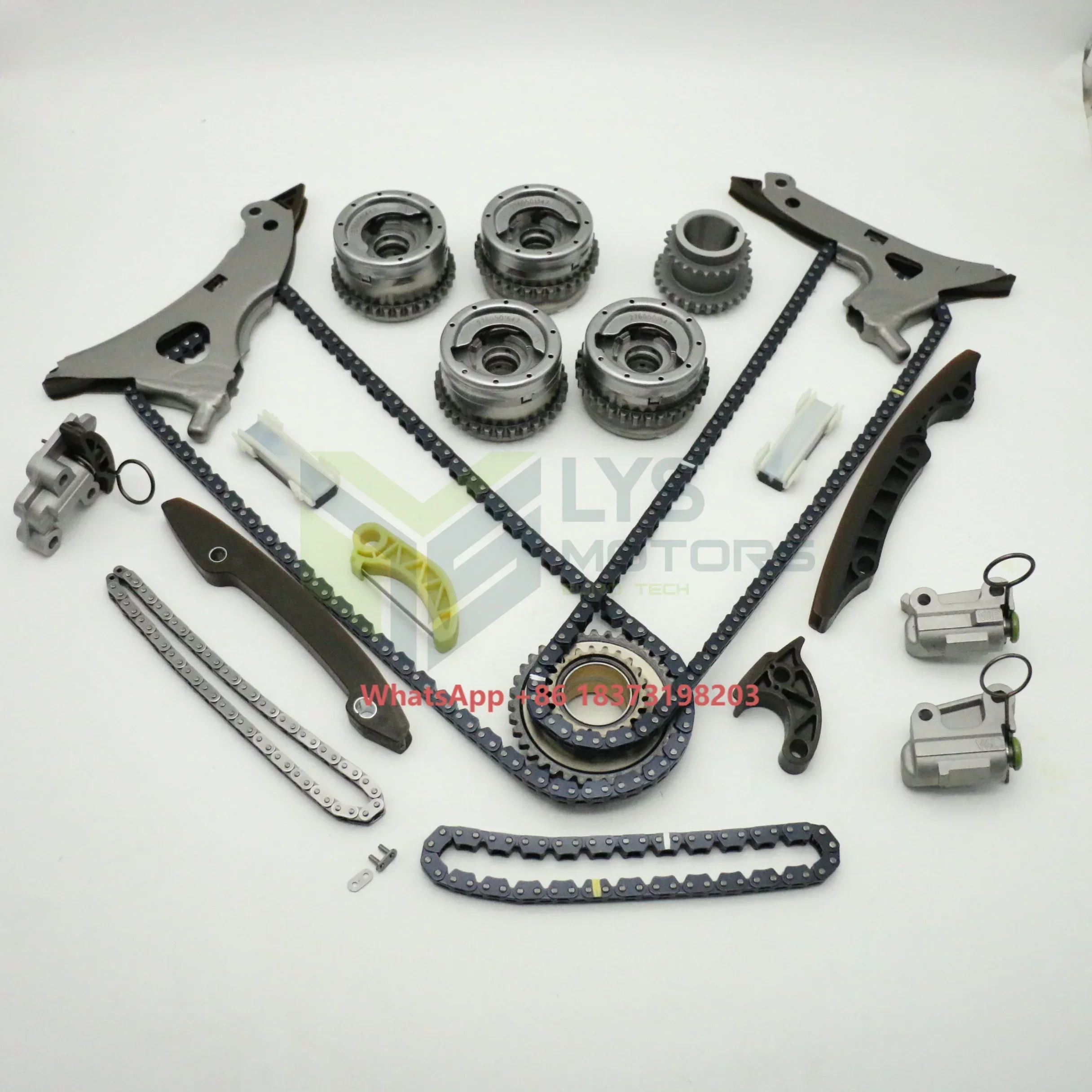 

Engine Timing Chain Kit With Camshaft Adjuster VVT Gear M276 3.5L A2769930078 2760501347 for Benz M276.965 M276.952