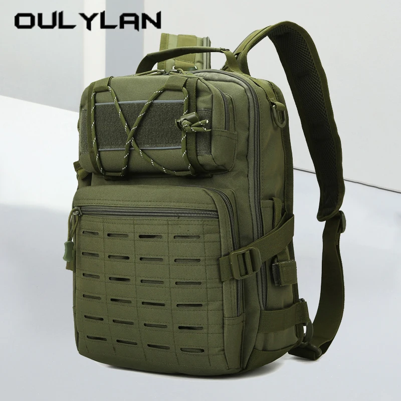 

Oulylan Men Large Capacity Tactical Backpack Outdoor Hiking Climbing Sports Bag Men Camping Mountaineering Rucksack