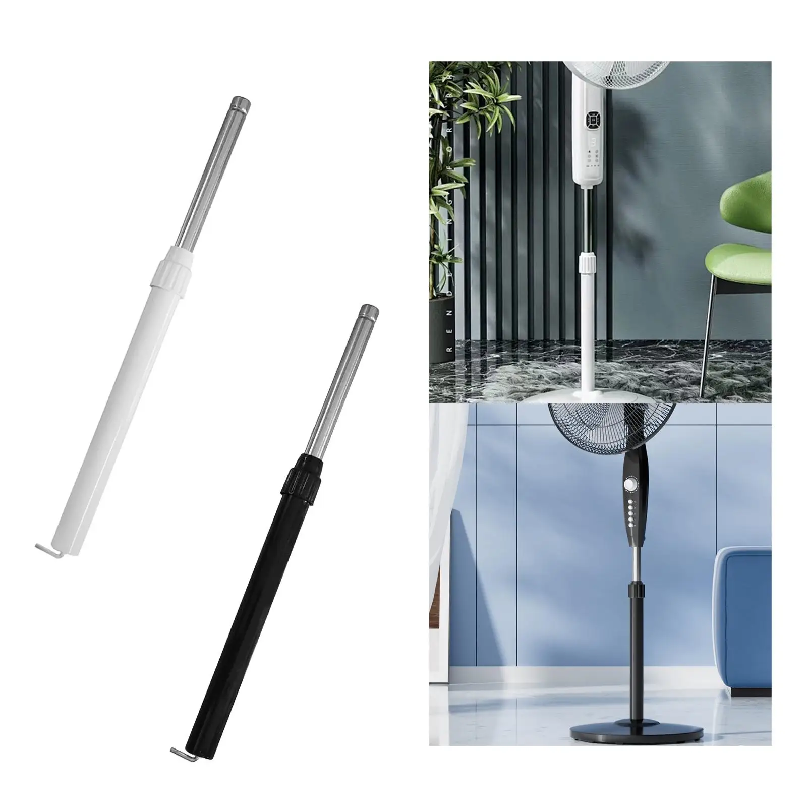 Electric Fan Support Rod Sturdy Professiona Maintenance Multifunction Easy to Install Accessories Lightweight Stable Fan Lifting