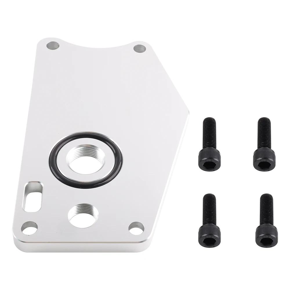 k series WATER BLOCK OFF PLATE V2 / -10 BREATHER PORT K20 K20A K20Z3 K24 K24A