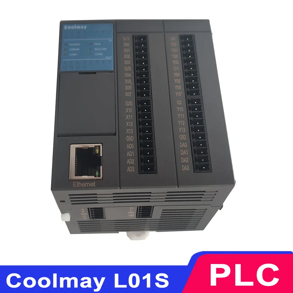 Coolmay PLC L01S 16M 24M 40M 48M 64M Supports Modbus RTU ASCIl Free-Port Flexible analog
