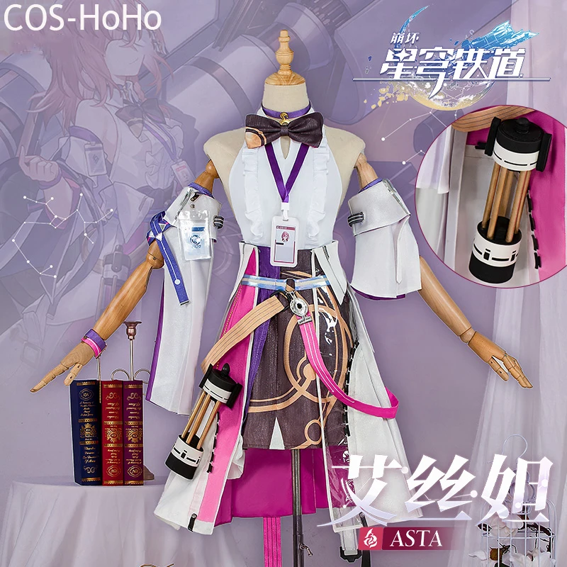 

COS-HoHo Honkai: Star Rail Asta Game Suit Cosplay Costume Elegant Noble Uniform Halloween Party Role Play Outfit Women XS-3XL