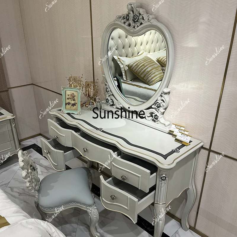 

Modern Storage Makeup Vanity Desk Vintage Decor Cheap Corner Makeup Vanity Desk Europa Mirror Kaptafel Furniture For Bedrooms