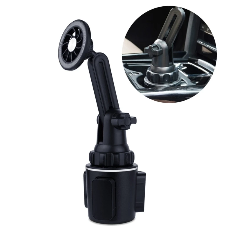 

Phone Mount Support for Cup Holder Supports 3 7 Inch Phones Perfect for Automotives & Air Vent Installation H8WD