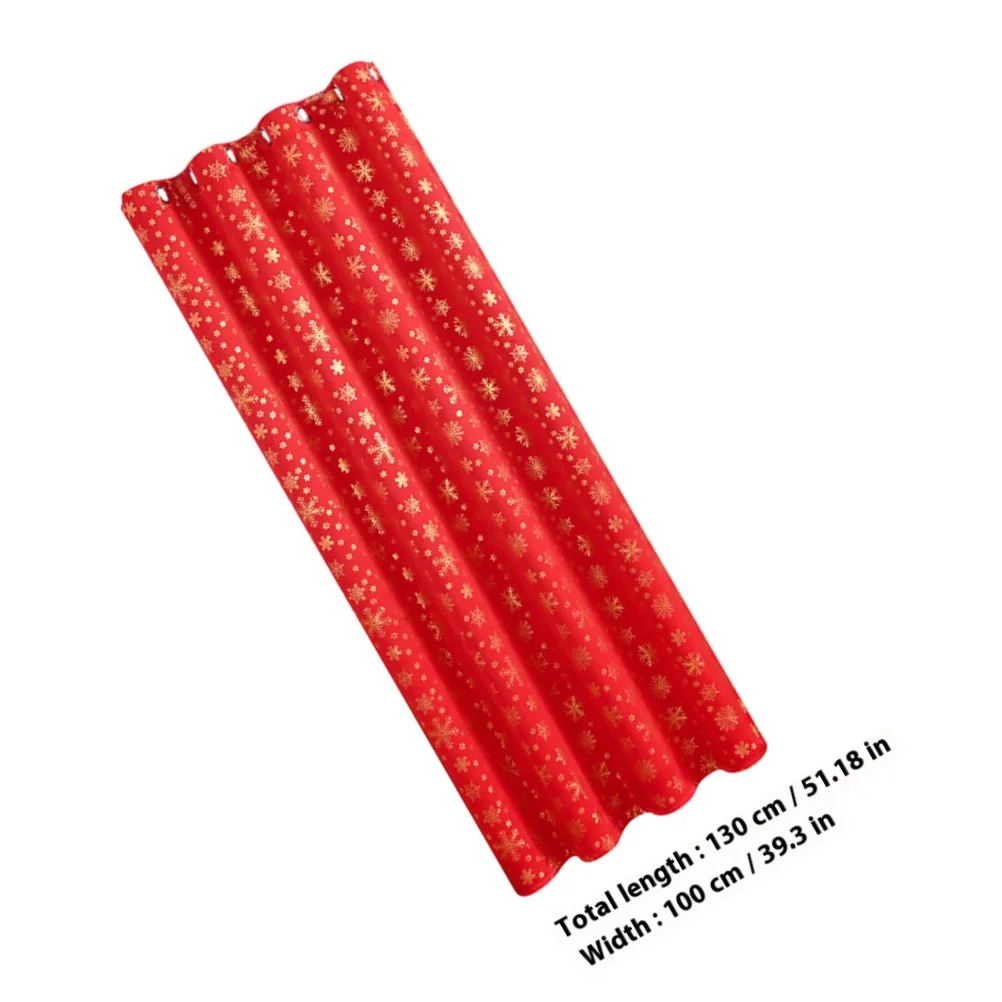 クリスマスカーテン リビングルーム用 クリスマス装飾 ウィンドウドレープ 寝室 バスルーム 書斎 美しい装飾 ホリデー気分