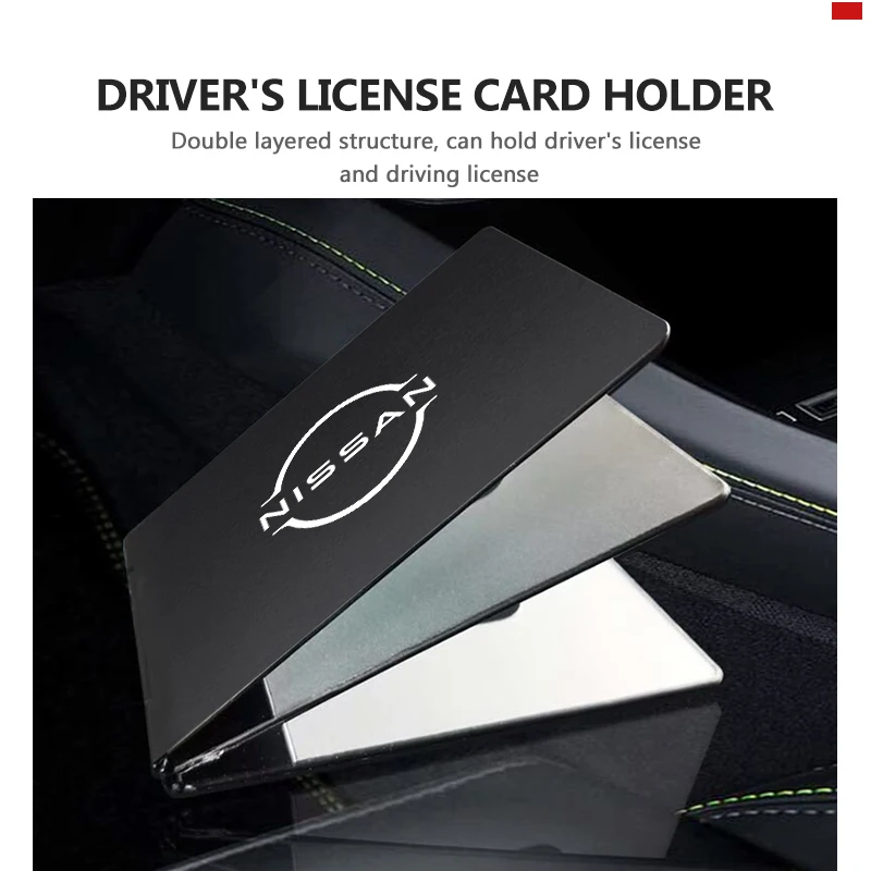 لنيسان سيارة القيادة وثيقة معرف بطاقة الائتمان رخصة القيادة محفظة قاشقاي جوك سنترا ألتيما فيرسا ماكسيما ألميرا روج