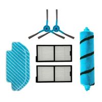 AEE4-7Pcs HEPA Filter Side Brush Replacement Parts For Cecotec Conga 6090 7090 Robot Vacuum Cleaner Accessories