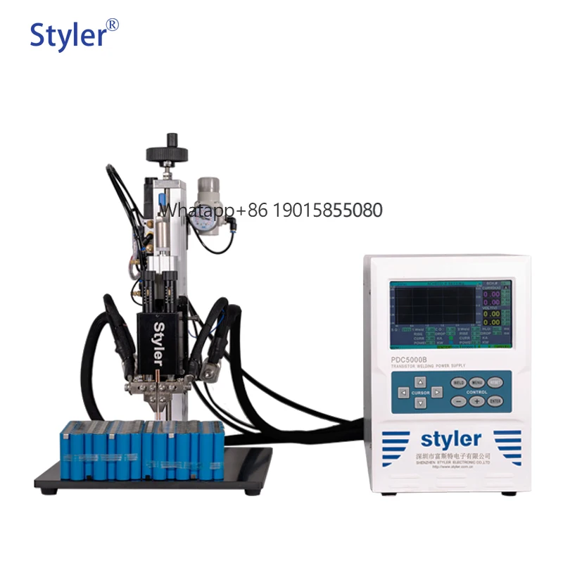 

Styler IPR850 Portable Battery Spot Welder Automotive Spot Welder for Repair Car Body Spot Welding Machine 18650