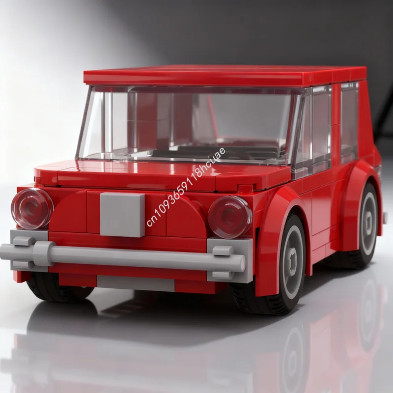 

123pcs MOC Cars Fiat Model Building Blocks Christmas Gifts Toys Assemble Architecture DIY Education Brick Kids Creative Idea