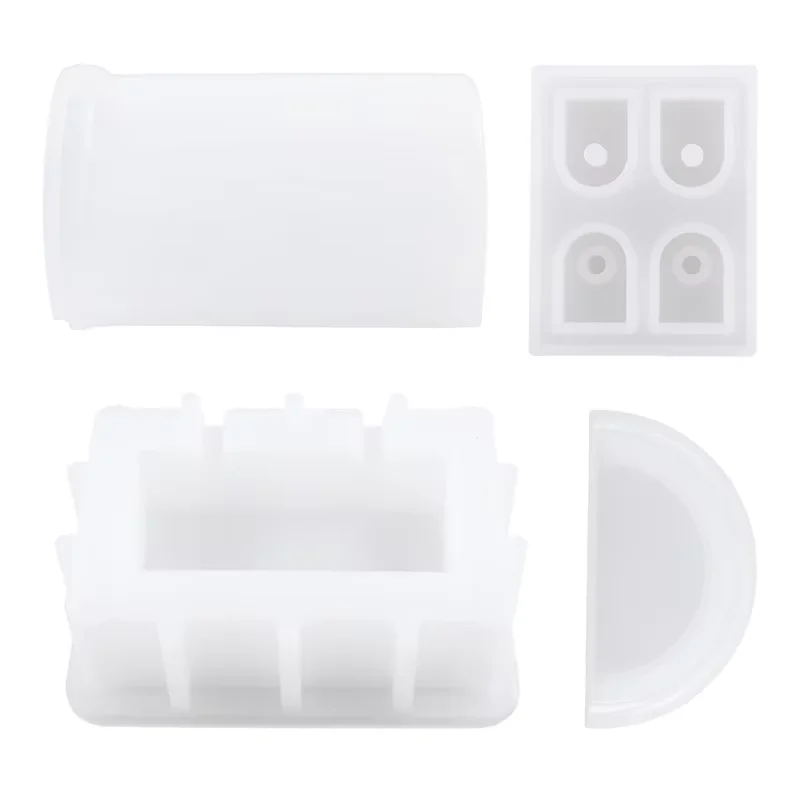 DIY Aufbewahrungsbox Silikonform-Set Schatztruhe Schmuckorganizer Harzformen Gips Ton Bastelbedarf für Heimdekoration – Detail 9