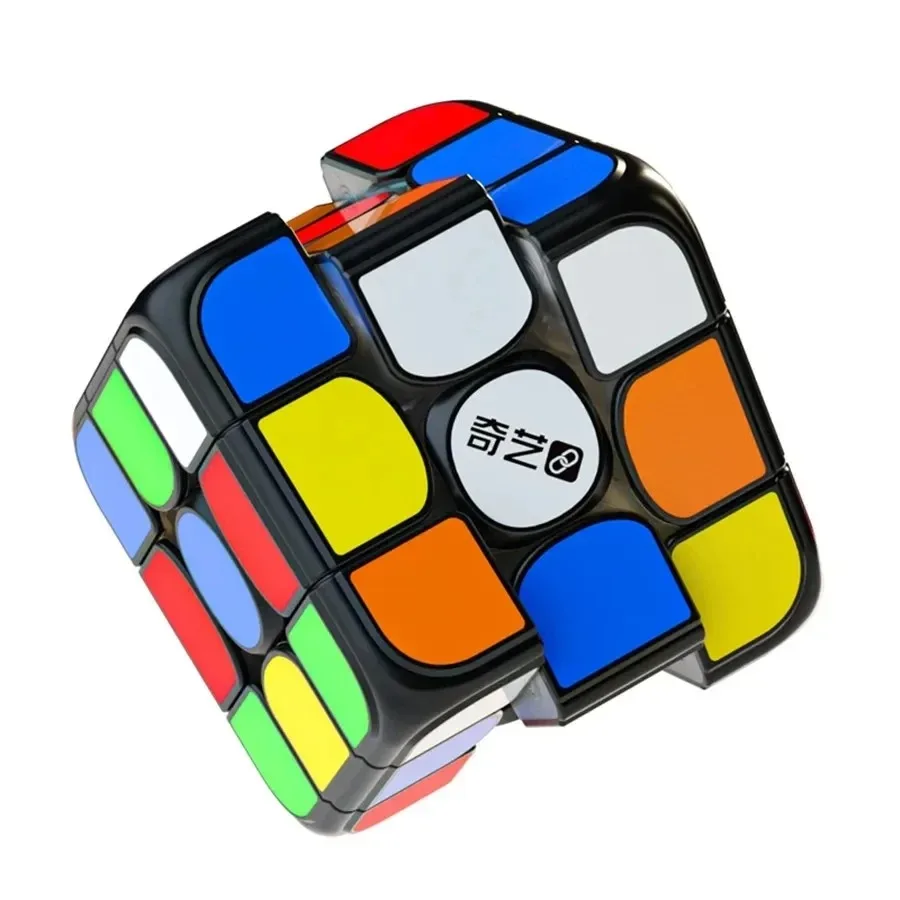 QiYi AI Smart Magic Cube Cube 3x3 Black Stickerless Speed Cube Education Learnning AI Cubo Magico Professional  Puzzle Toy