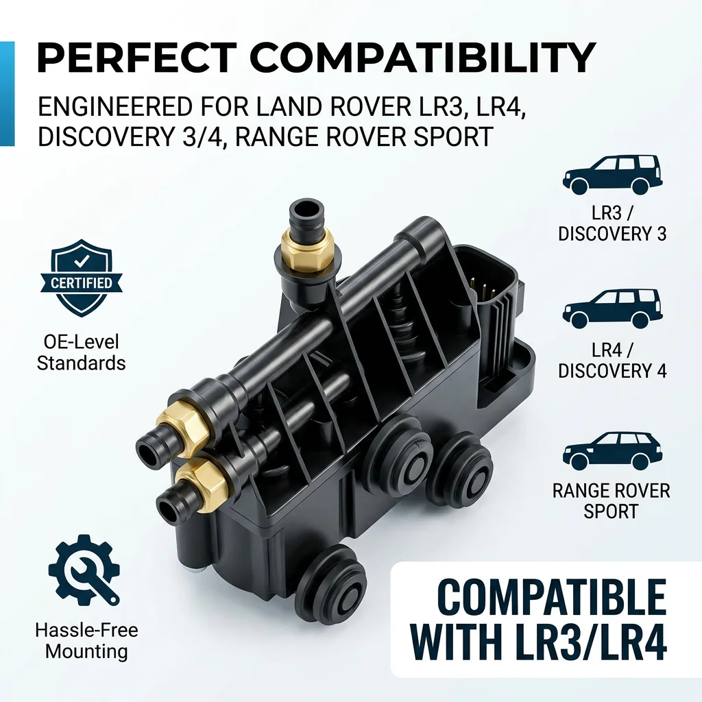 Car Air Suspension Valve Block Control Unit RVH500050 RVH000095 RVH000055 For Land Rover LR3 LR4 Discovery 3 4 Range Rover Sport