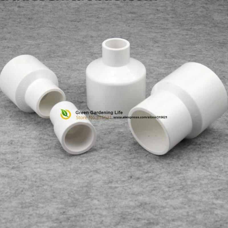 5pcs Reducing Joint Reducing Coupling Variable Diameter Directly PVC Contact Micro Irrigation Systems