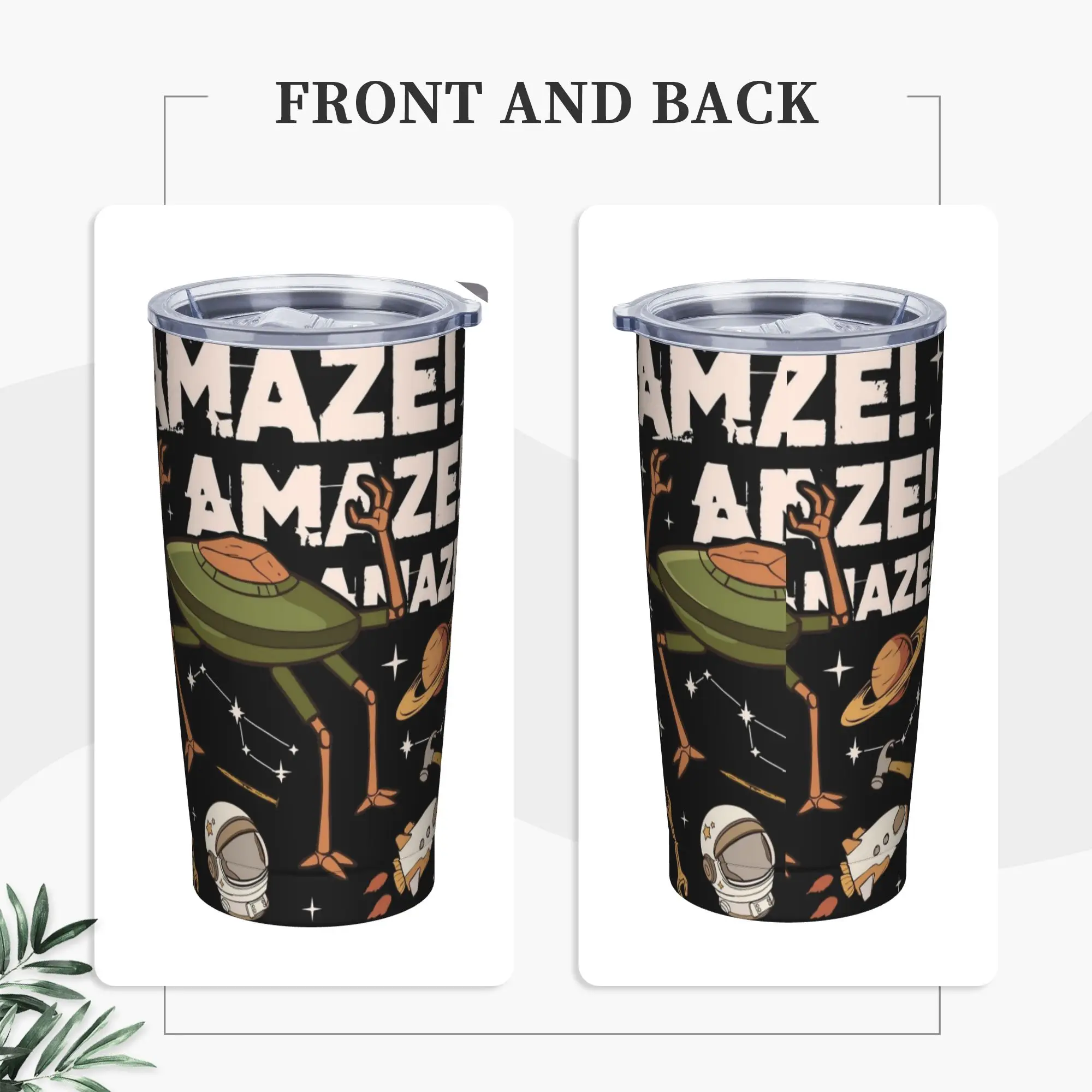 Rockys Amaze Amaze Amaze Project Hail Mary Movie Tumbler Vacuum Insulated  Coffee Cups Stainless Steel Mugs Hot Cold Drink, 20oz