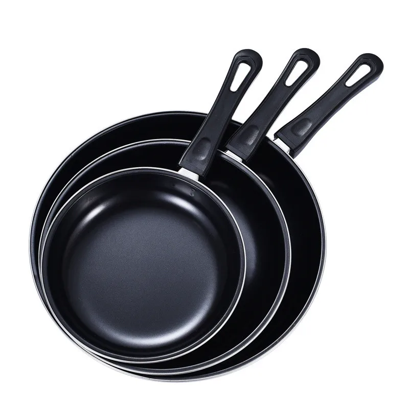 

20/25/30cm Non-stick Frying Pan Anti-scald Handle Pancake Egg Steak Pan Household Omelette Pots Saucepan Kitchenware