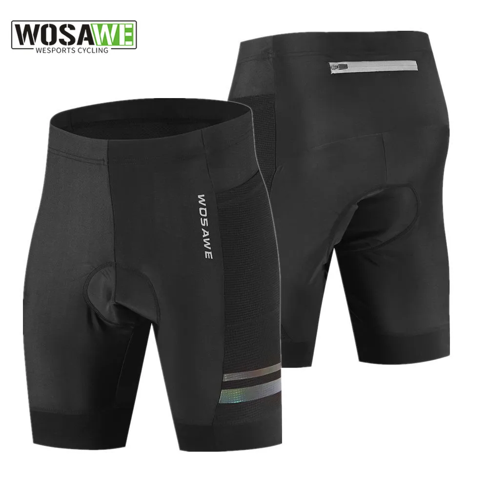 

WOSAWE Men's Cycling Shorts GEL Pad Breathable Mesh Cycling Underwear Shockproof Bicycle Underpant MTB Road Bike Riding Shorts