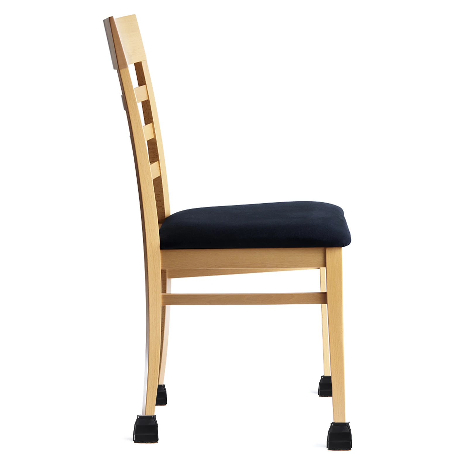 

4Pcs Chair Feet Sleeves Square Shape Chair Leg Covers Cushioned Floor Protectors for Desk Dining Patio Chairs Table Feet Covers