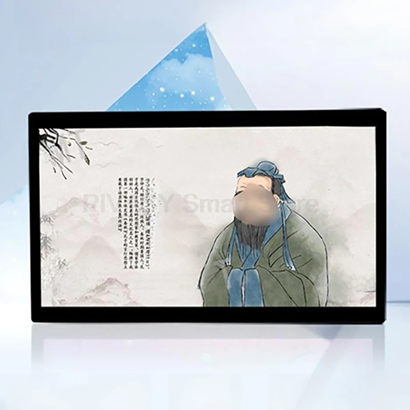 

21,5-дюймовый HD настенный рекламный дисплей с поддержкой Wi-Fi, цифровые вывески для супермаркета, продвижение банковской петли, разделенный экран