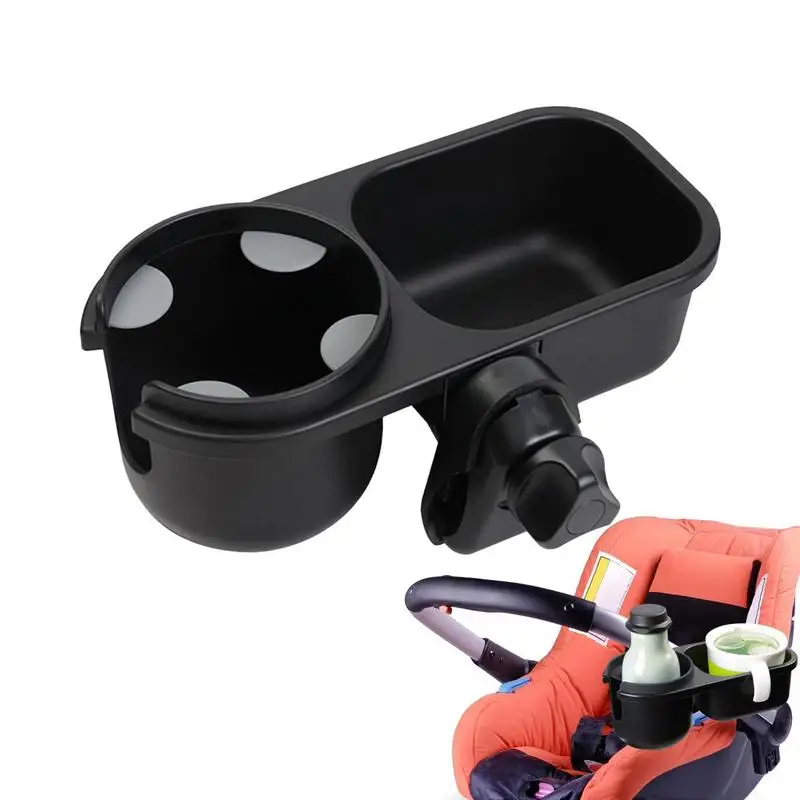 Universal Stroller Cup Holder Non-Slip Storage Organizer For Drinks Reusable Phone Holder For Nursing Bottles Snacks Lightweight