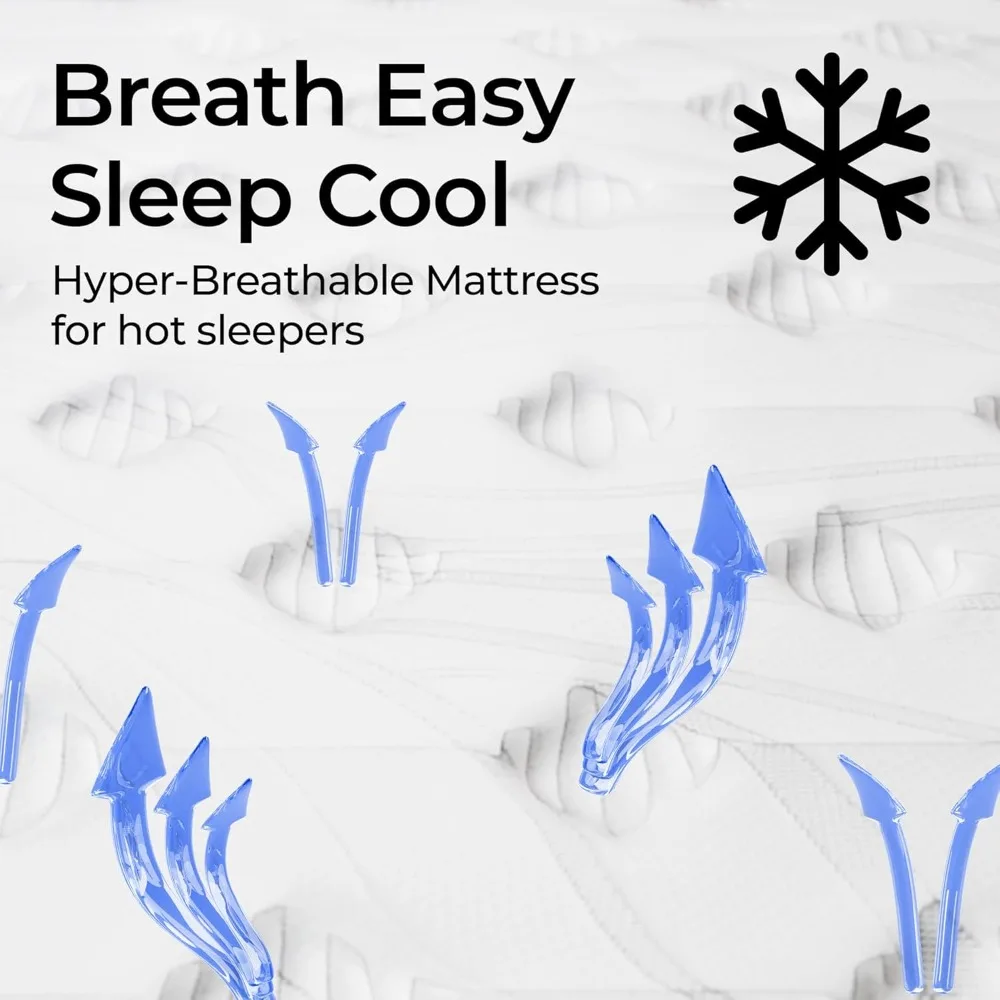 10-Zoll-Memory-Schaum-Matratze in Doppelgröße – Kühlgel, CertiPUR-US- und Oeko-TEX-zertifiziert, druckentlastend, mittlere Festigkeit