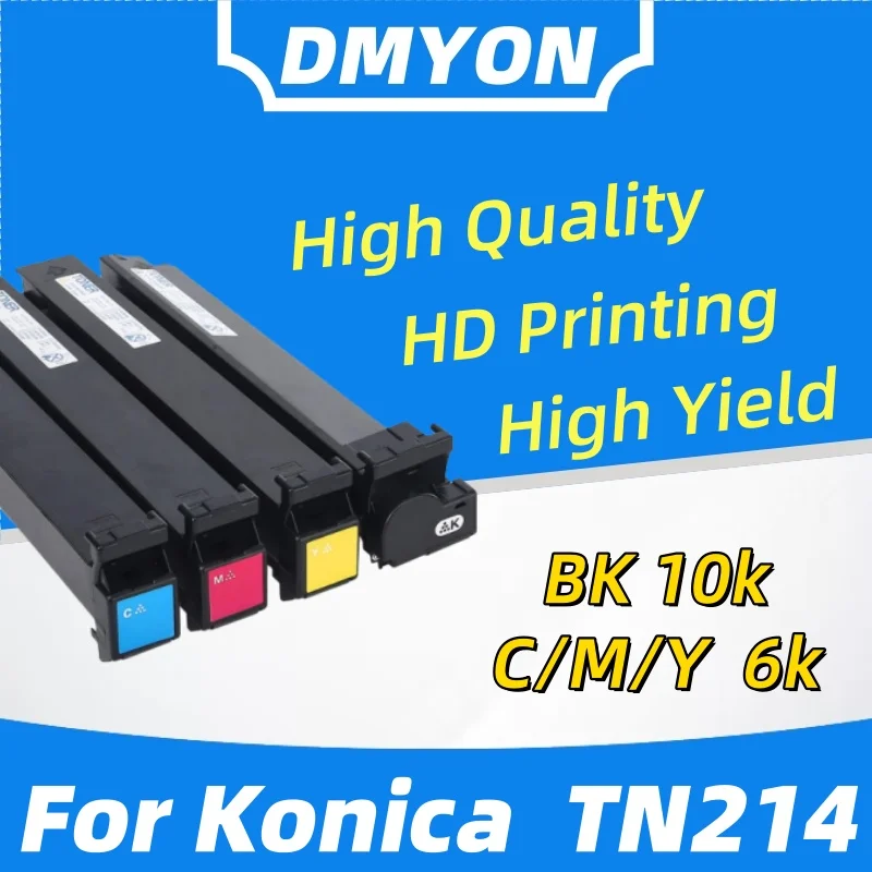 C353 C7720 C7721 Toner cartridge compatible for  Konica Minolta Bizhub C253 C203 C200 C210 C200E Printer  TN214 cartridge