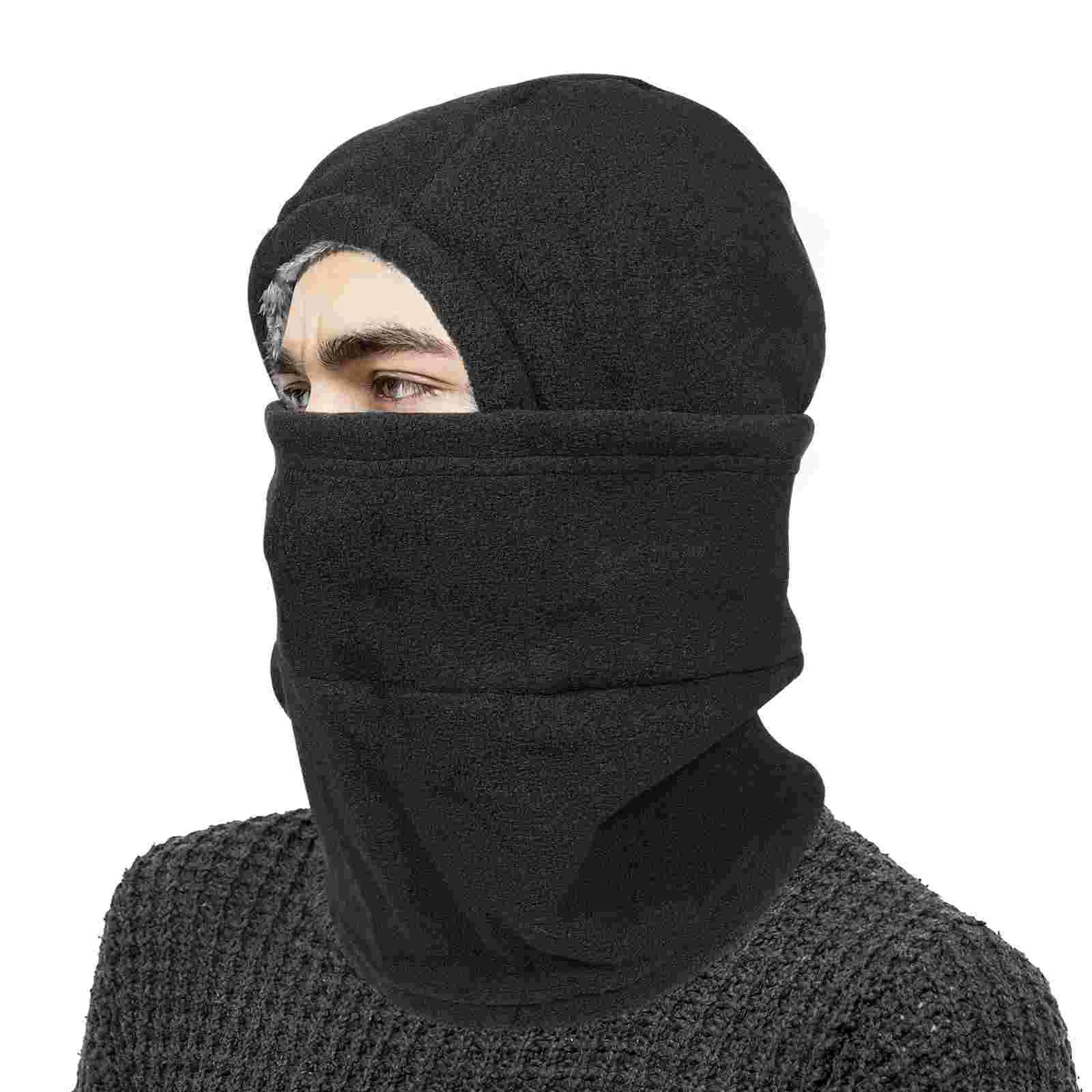 Hat Face Cover Cycling Plush Neck Thermal Warm Keeping Covering Warm-keeping Mask Outdoor Caps for Men