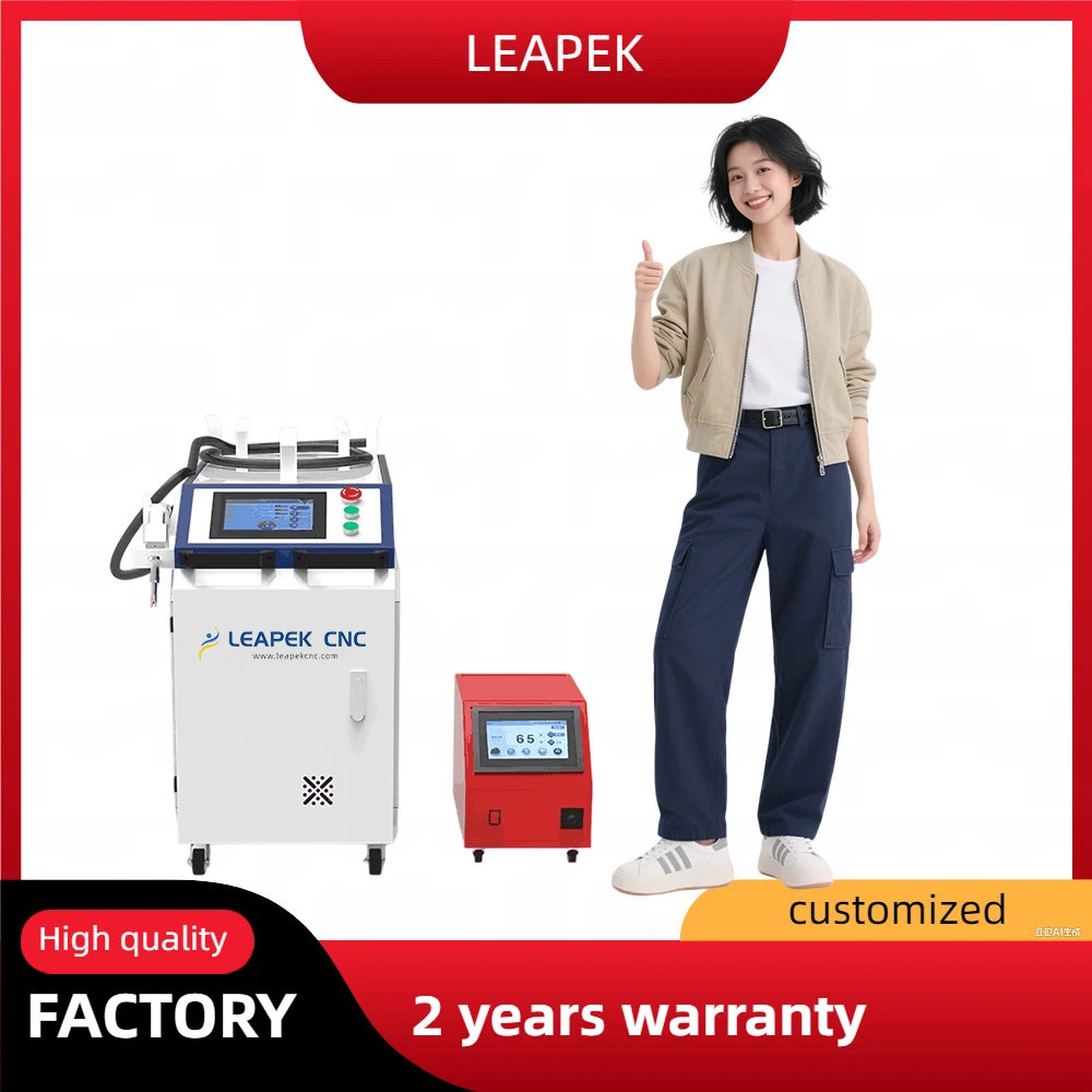 

RECI Raycus MAX 2000W 3000W Fiber Laser Welding Machine Double Wire Feeder 4 in 1 Metal Stainless Steel Aluminum Laser Welder