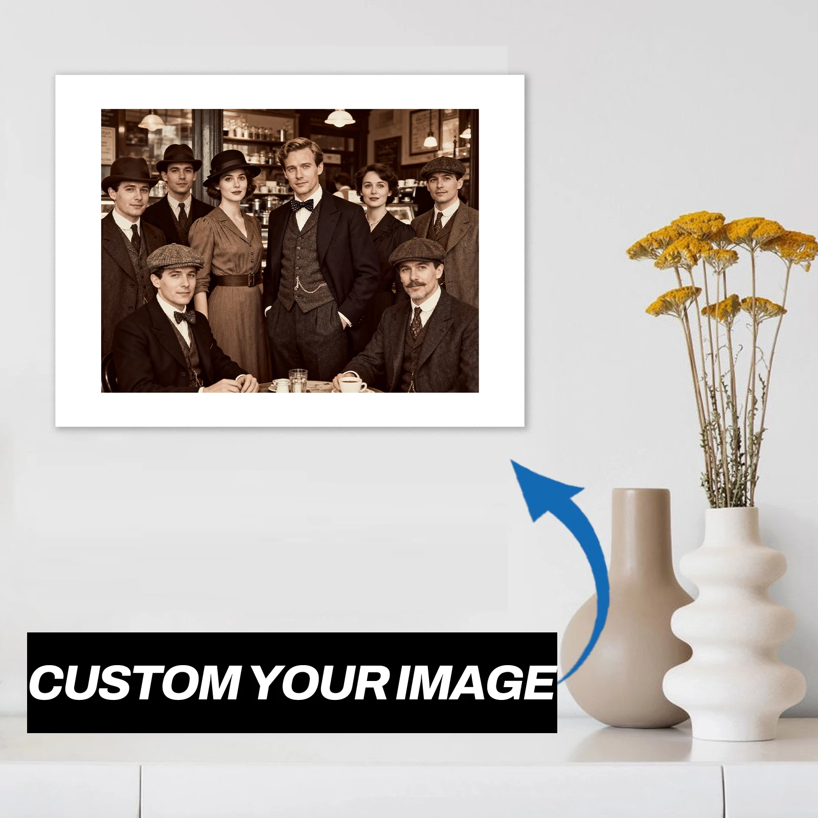 لوحة مخصصة من القماش مخصصة لصورةك ملصق فني جداري مخصص صور لغرفة المعيشة ديكور المنزل هدايا مخصصة #1