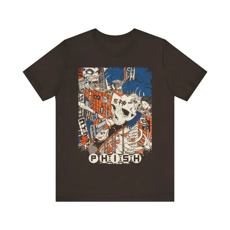 Aesthetic Phish Band Rock Music Graphic Unisex Short Sleeve T-Shirt