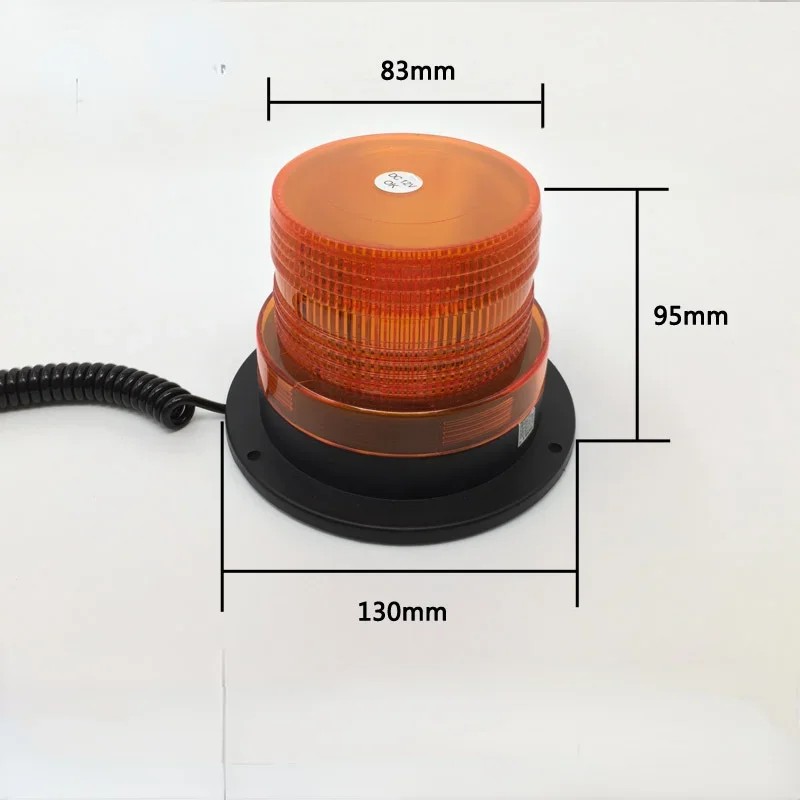 Car Strobe Light Emergency Car Rotating Traffice Indication Car Flash Beacon Light LED Orange Blue Red Flash Car Warning Light
